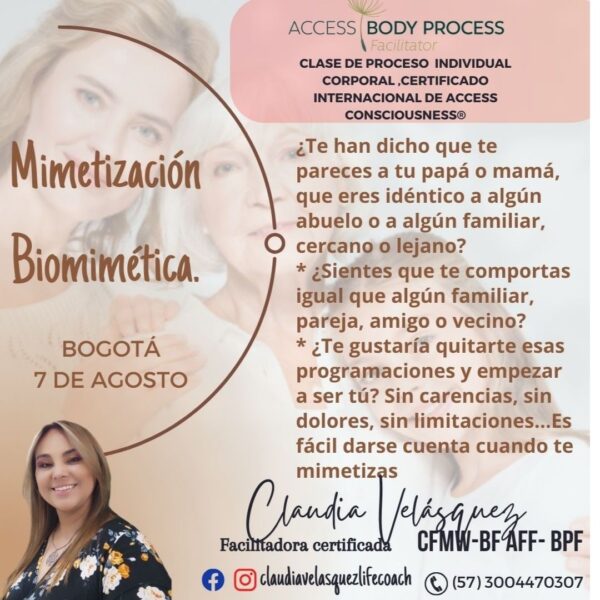 Clases individuales de procesos de cuerpos- Certificado Internacional de Access Consciousness® - Imagen 2